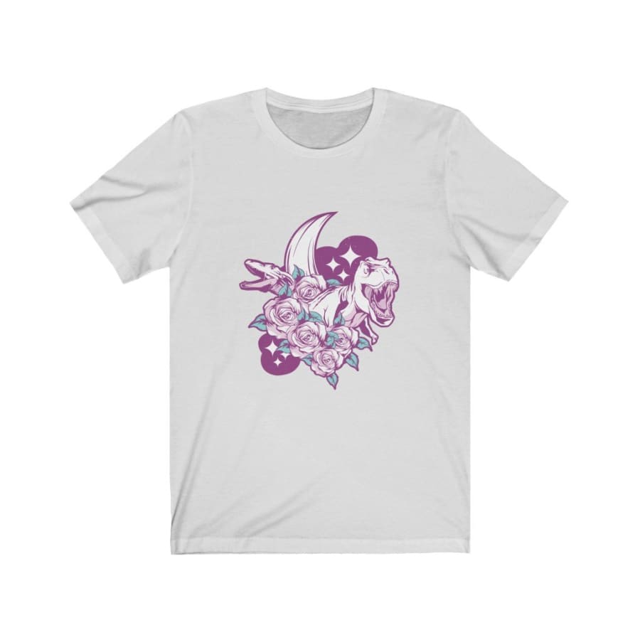 Dinosaur Women Tee <br> Floral Dinosaurs