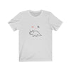 Dinosaur Women Tee Love Triceratops - Ash / S - T-Shirt