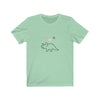 Dinosaur Women Tee Love Triceratops - Mint / XS - T-Shirt