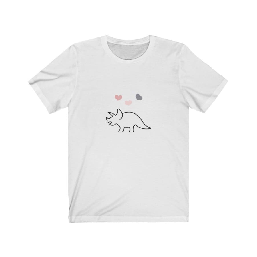 Dinosaur Women Tee <br> Love Triceratops