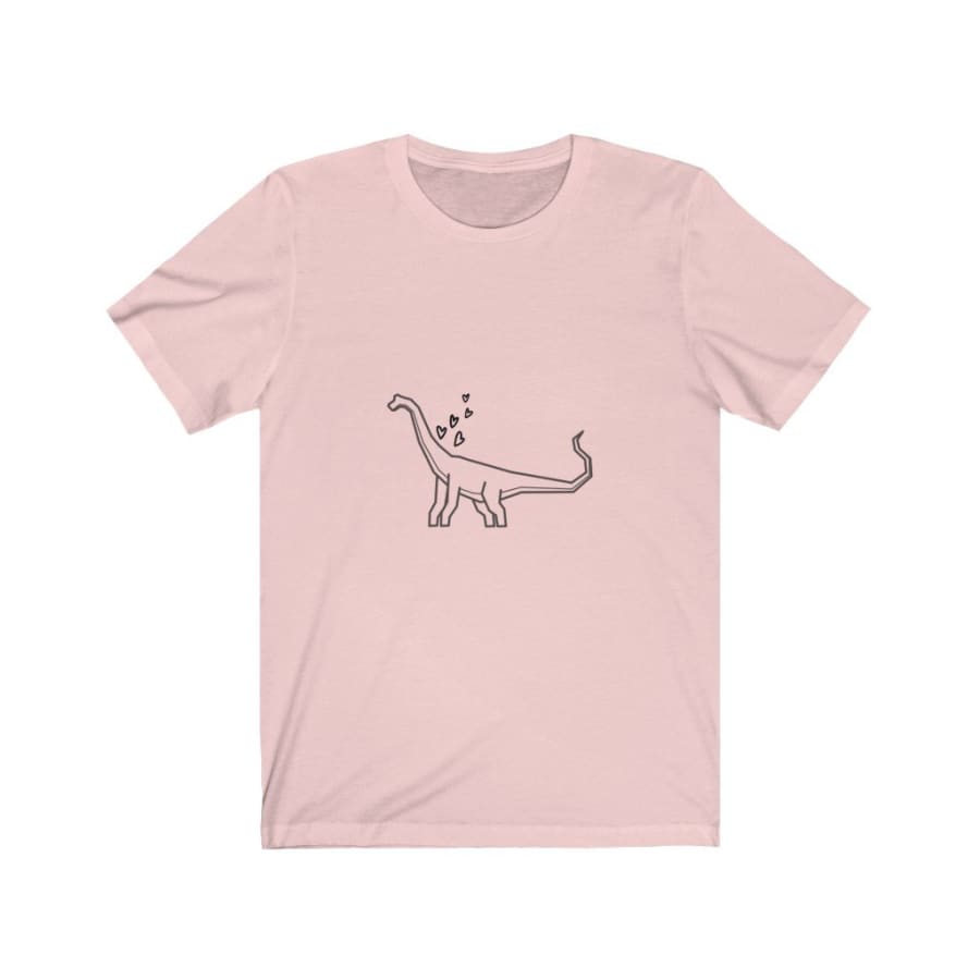 Dinosaur Women Tee Minimalist Brachiosaurus Mesozo