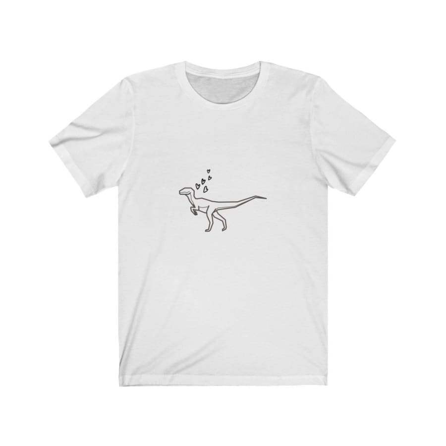 Dinosaur Women Tee <br> Minimalist Velociraptor