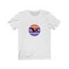 Dinosaur Women Tee Pterodactyl Sunset - White / L - T-Shirt