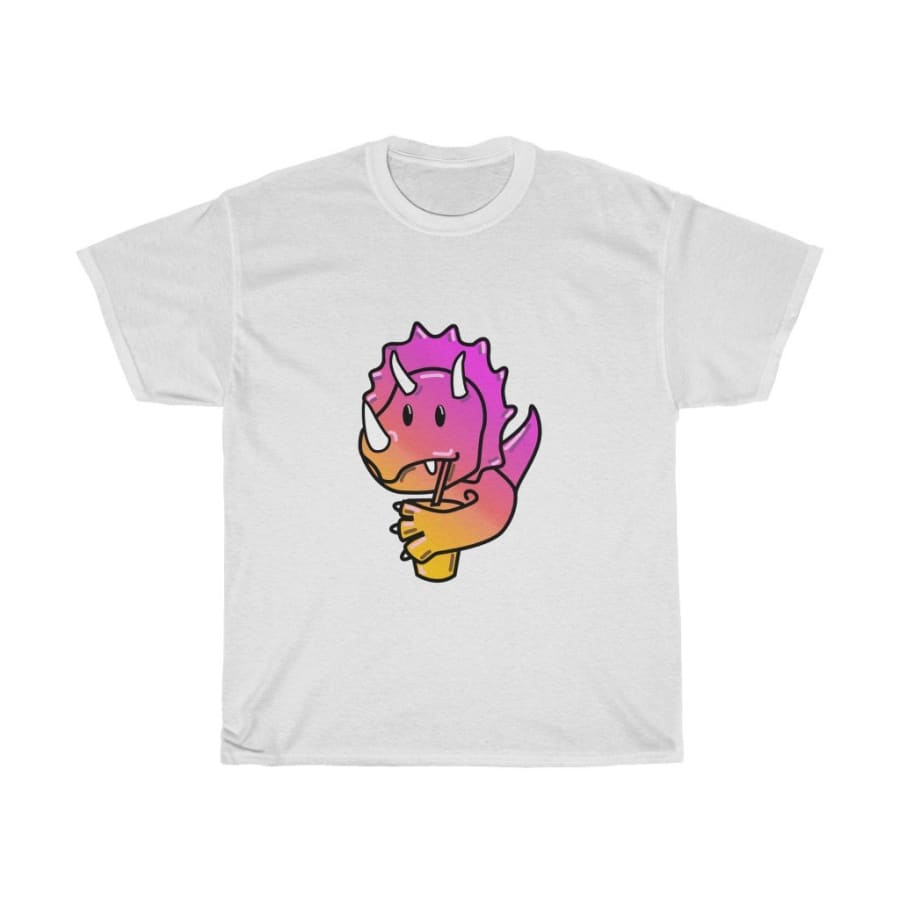 Dinosaur Women Tee Thirsty Dinosaur - White / L - T-Shirt