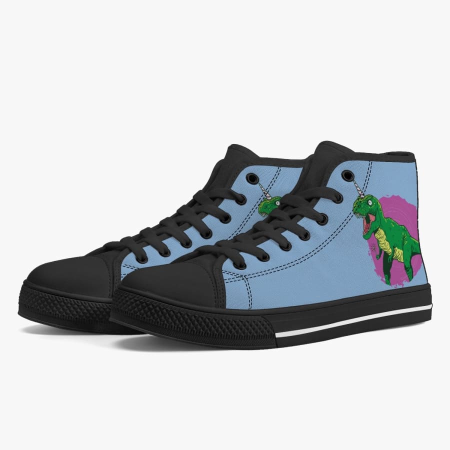 Fairy Dinosaur Unicorn Women’s High-Top Sneakers - 