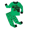 Green T-Rex Hunt Cotton Pajamas