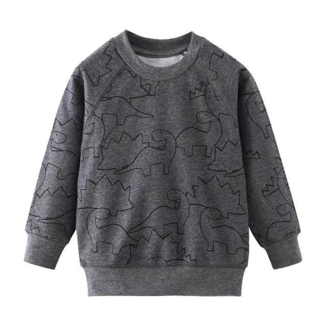 Grey Dino Sweater