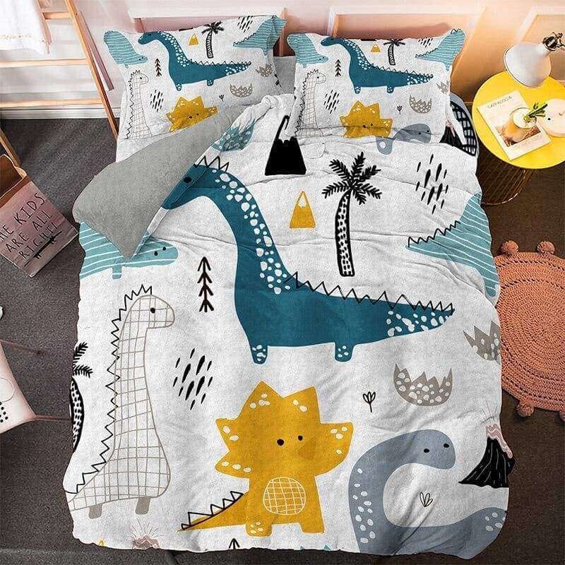 Herbivore Dinosaurs Bedding Set ( Duvet Cover & Pillowcases )