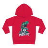 I’m Hungry Dinosaur hoodie - 5-6T / Red - Kids clothes