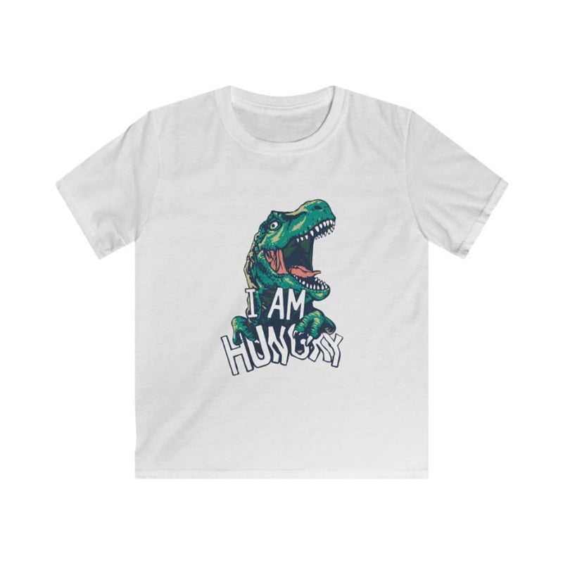 I’m Hungry Dinosaur Shirt - L / Red - Kids clothes