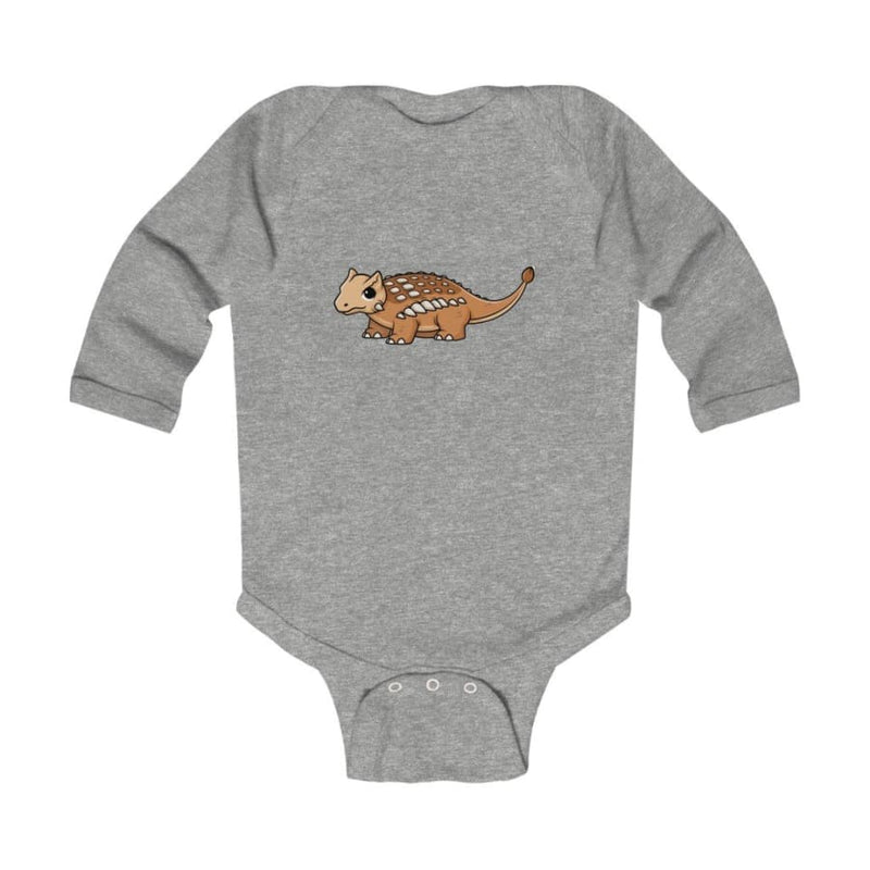 Infant Long Sleeve Bodysuit Baby Ankylosaurus