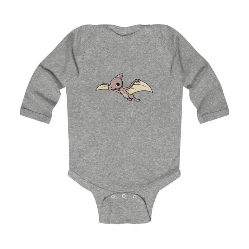 Infant Long Sleeve Bodysuit Baby Pterodactyl