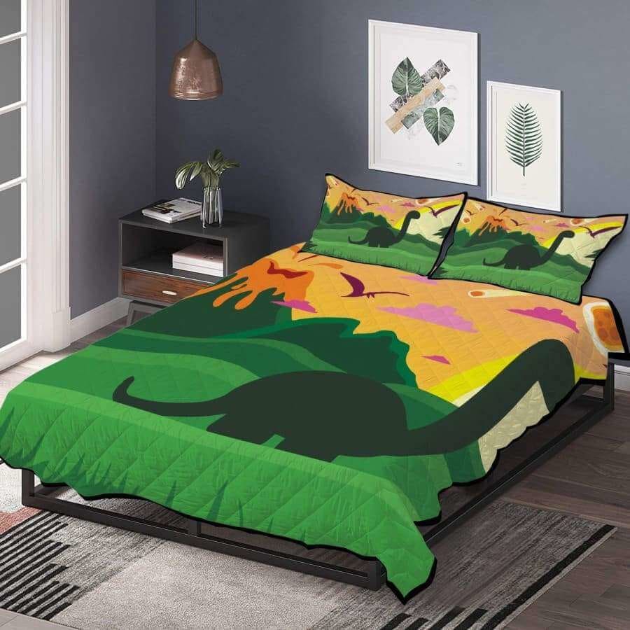 Jurassic Land Bedding Set (Comforter & Pillow) Blanket