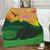 Jurassic Land Dual-sided Stitched Fleece Blanket - S 