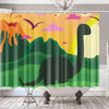 Jurassic Land Shower Curtain - XL (96x72in) - Bathroom