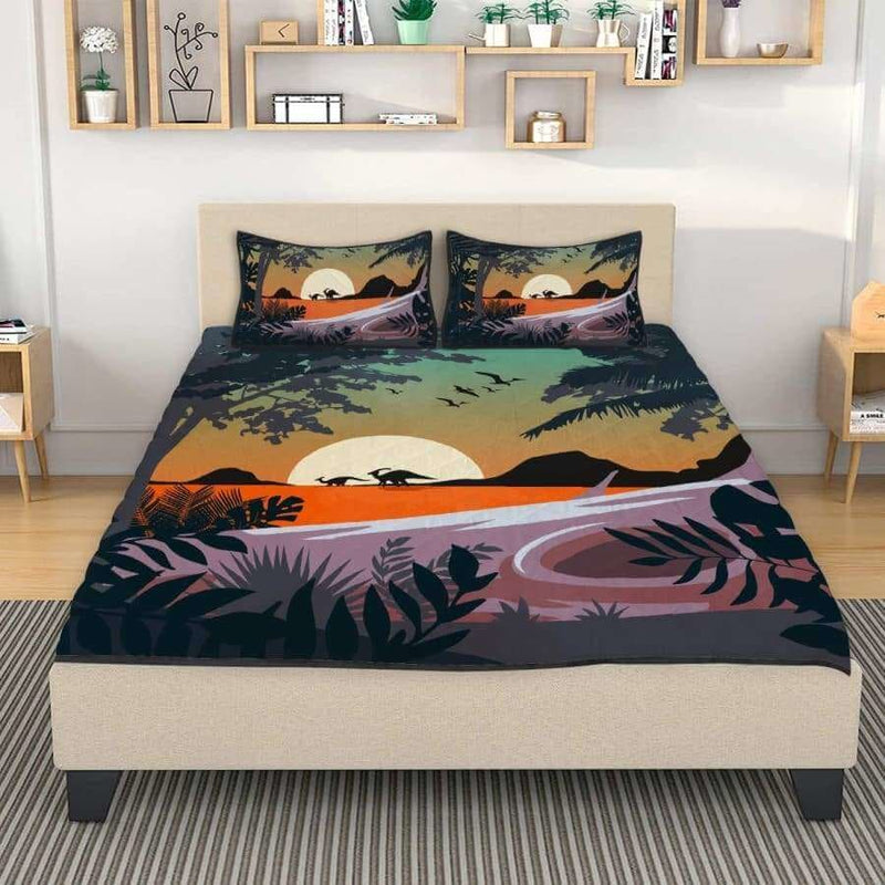 Jurassic Sunset Bedding Set ( Comforter & Pillow )