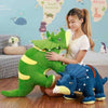 Large Blue Triceratops Plush 18-36in
