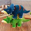 Large Green Triceratops Plush 18-36in