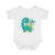 Little Dino Toddler Onesie - 24M / White - Kids clothes