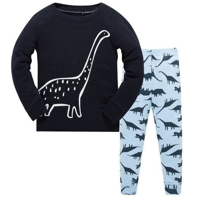 Long Sleeve Dinosaur Pajamas Brachiosaurus