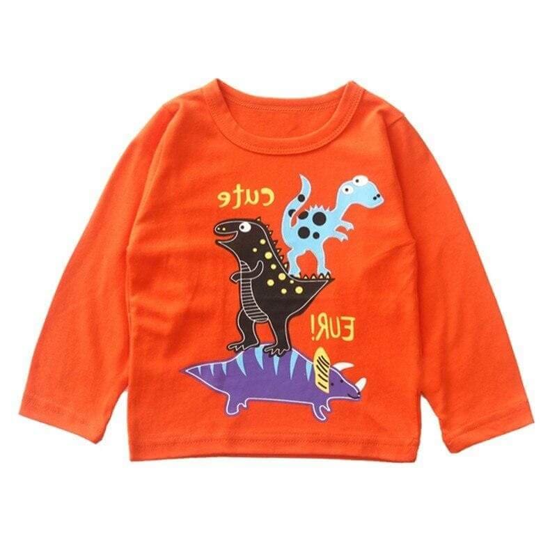 Long Sleeve Dinosaur Shirt Dinosaur Pyramid