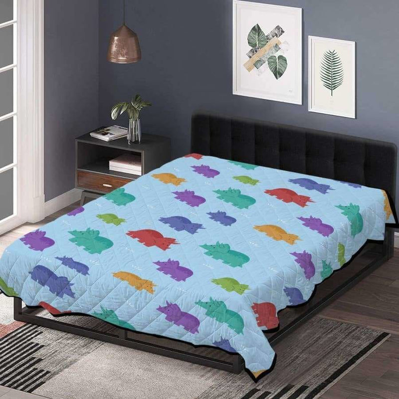 Lovely Triceratops Comforter - Twin - Blanket