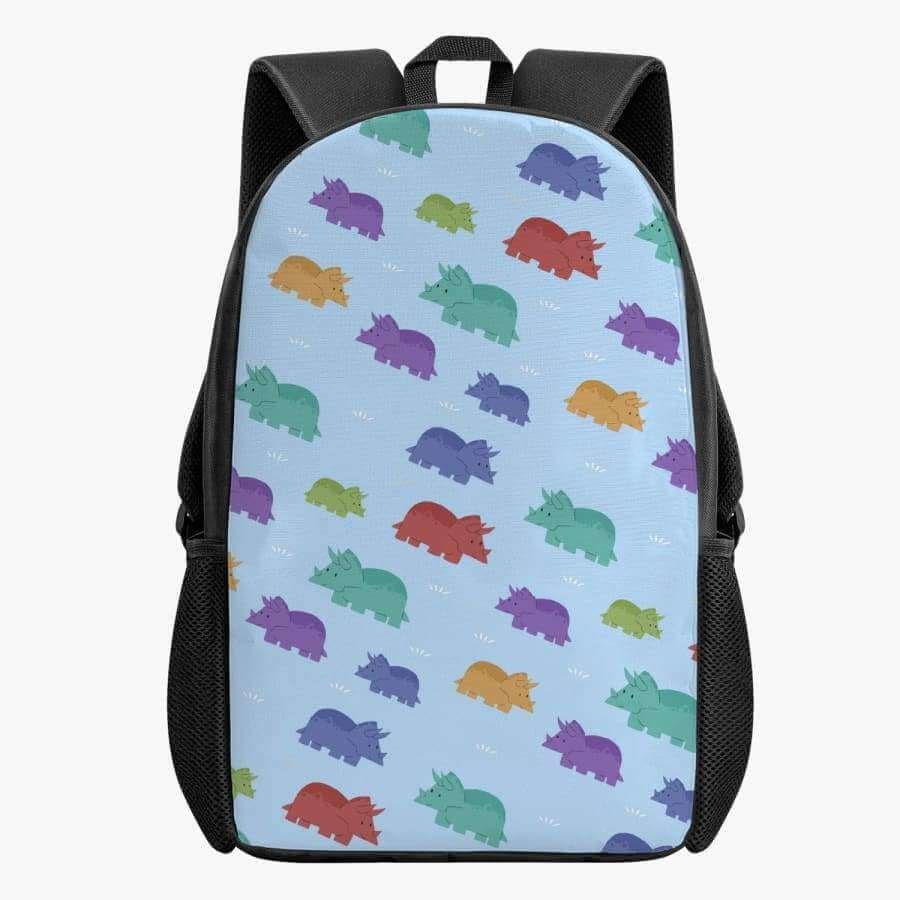 Lovely Triceratops Kid’s School Backpack - Unique - 