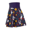 ‘Midnight Dinosaur’ Skirt - L / 4 oz. - All Over Prints