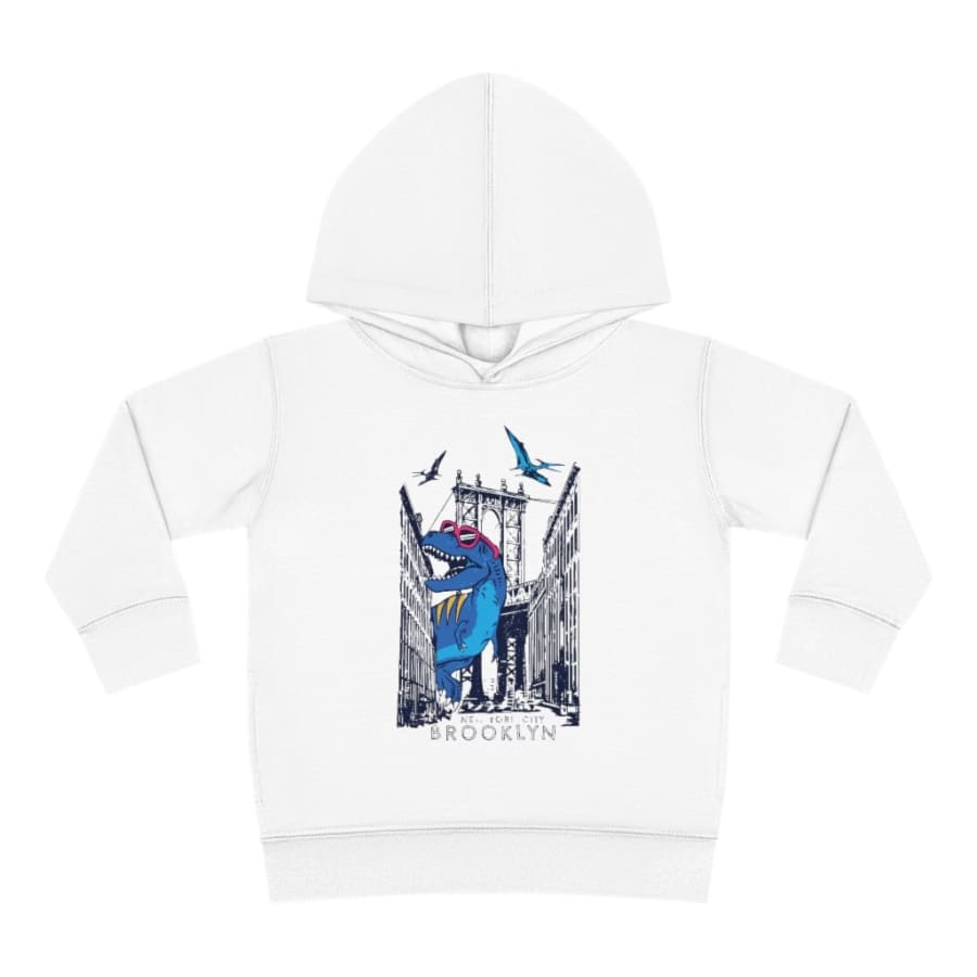New York Brooklyn Dinosaur Hoodie