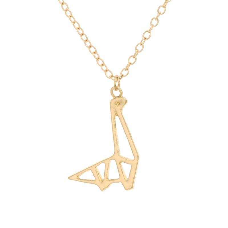 BRACHIOSAURUS NECKLACE | DINOSAUR PENDANT CHAIN