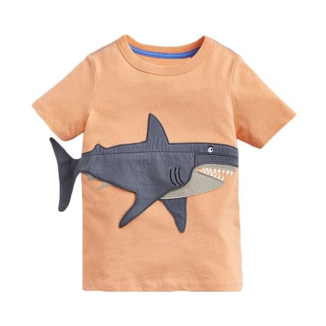 Prehistoric Boy Shirt Megalodon