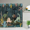 Primitive Time Dinosaur Shower Curtain - 3769X /