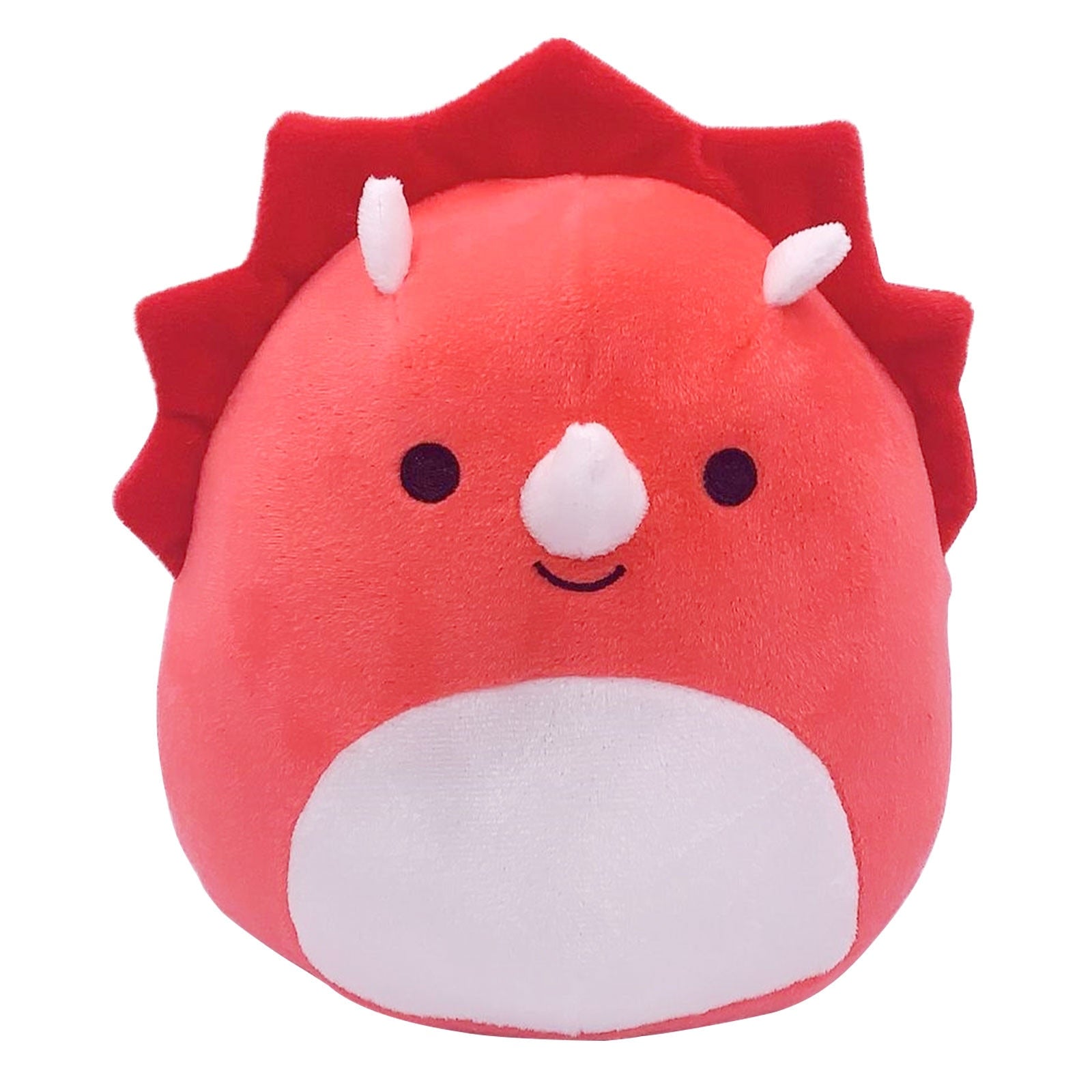 Plush Stuffed Toy Animal Shape Red Dinosaur