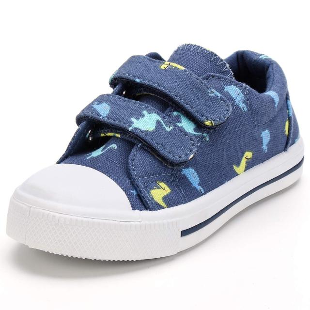 Blue Kids' Dinosaur Sneakers