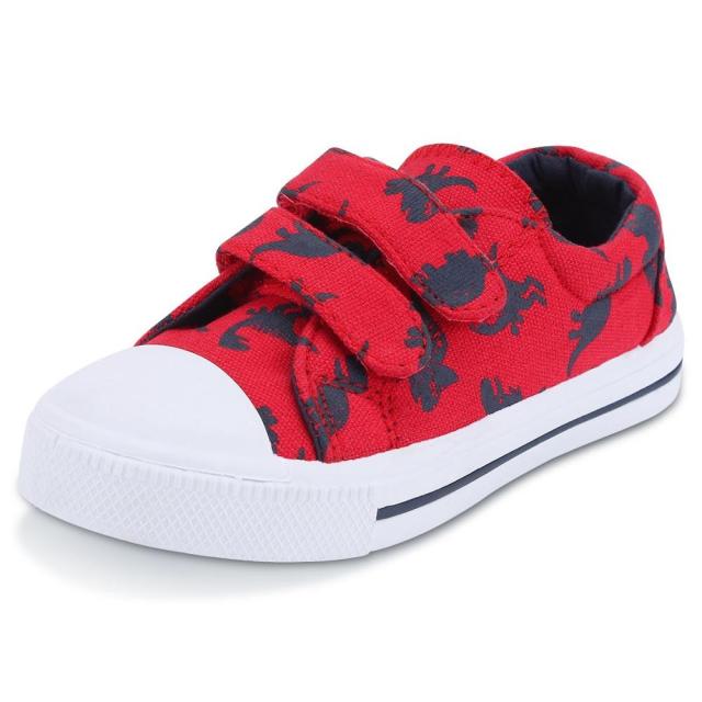 Red Boys Dinosaur Shoes
