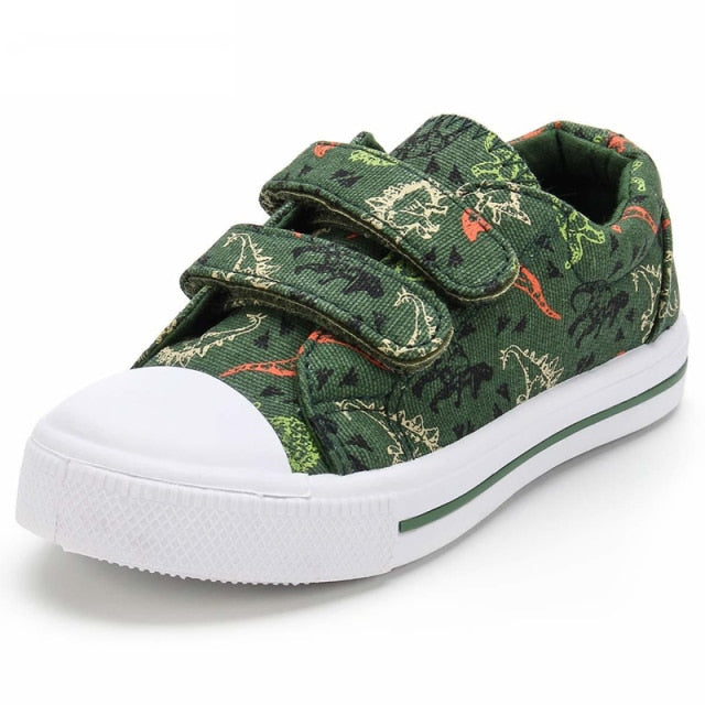 Camouflaged Dinosaur Sneakers For Boys & Toddlers