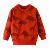 Red Dinosaur Sweater
