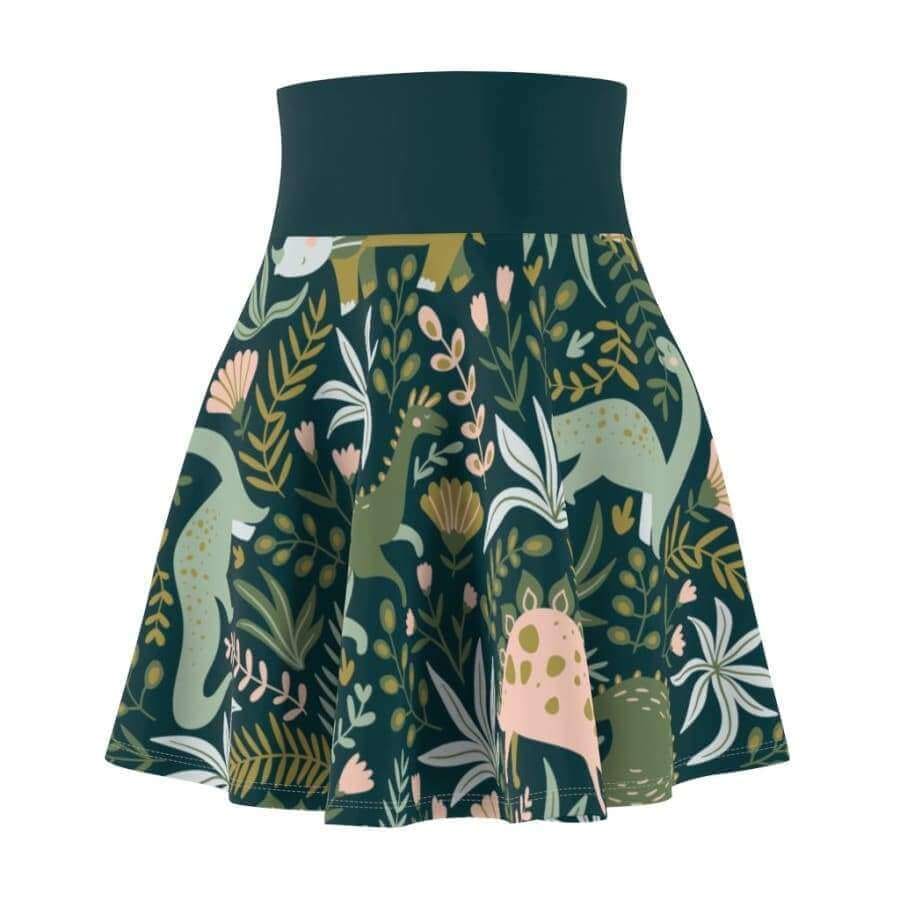 ‘Roarsome Jungle’ Skirt - L / 4 oz. - All Over Prints