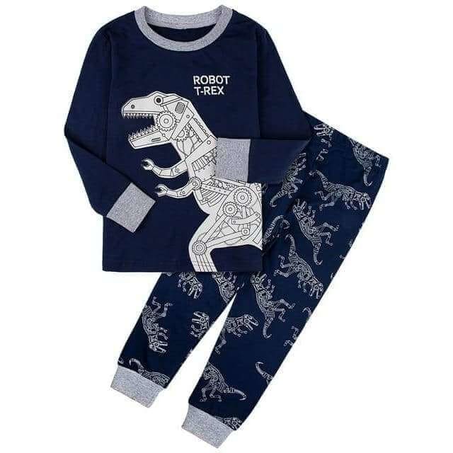 ROBOT T-REX PAJAMAS | DINOSAUR PAJAMAS SET