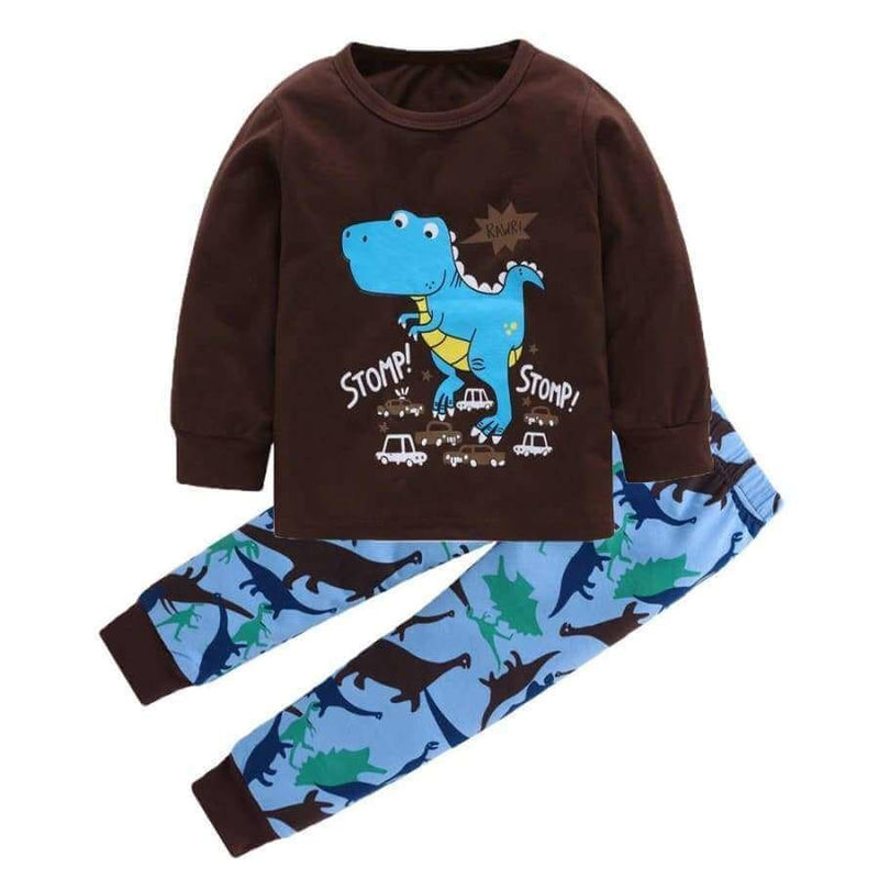 Dinosaur warm pajamas