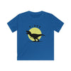 Sunset T-Rex Shirt - XS / Royal - Kids clothes