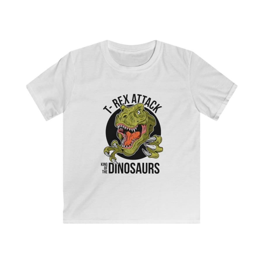 T-Rex Attack Kids T-Shirt Mesozo - Main Image