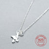 T-Rex Necklace Sterling Silver - 45cm