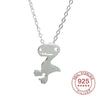 T-Rex Necklace Sterling Silver - 45cm