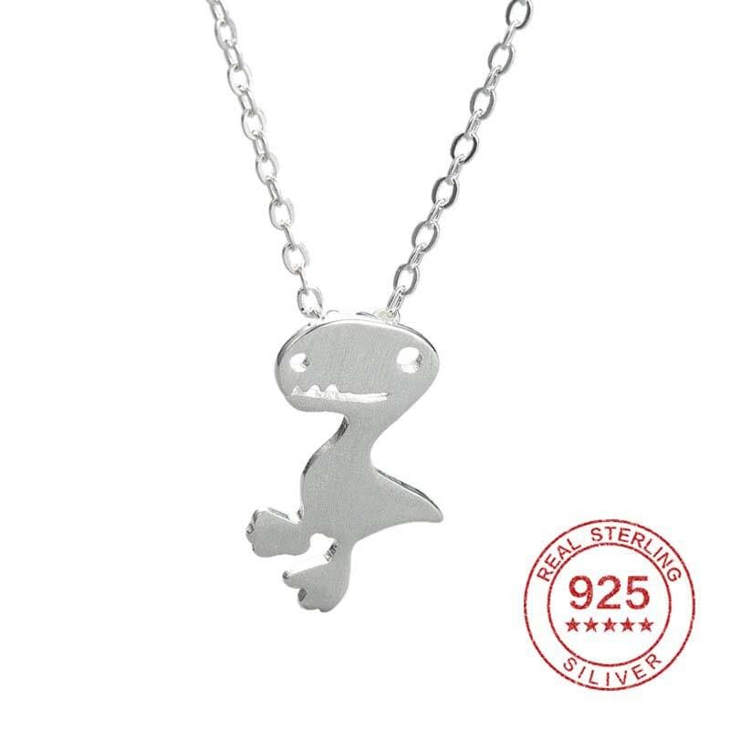 T-Rex Necklace <br> Sterling Silver