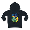 T-Rex With Sunglasses Hoodie - 2T / Black - Kids clothes