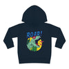 T-Rex With Sunglasses Hoodie - 2T / Navy - Kids clothes