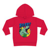 T-Rex With Sunglasses Hoodie - 2T / Red - Kids clothes