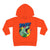 T-Rex With Sunglasses Hoodie - 5-6T / Orange - Kids clothes