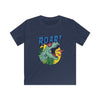 T-Rex With Sunglasses T-Shirt - XS / Navy - Kids clothes